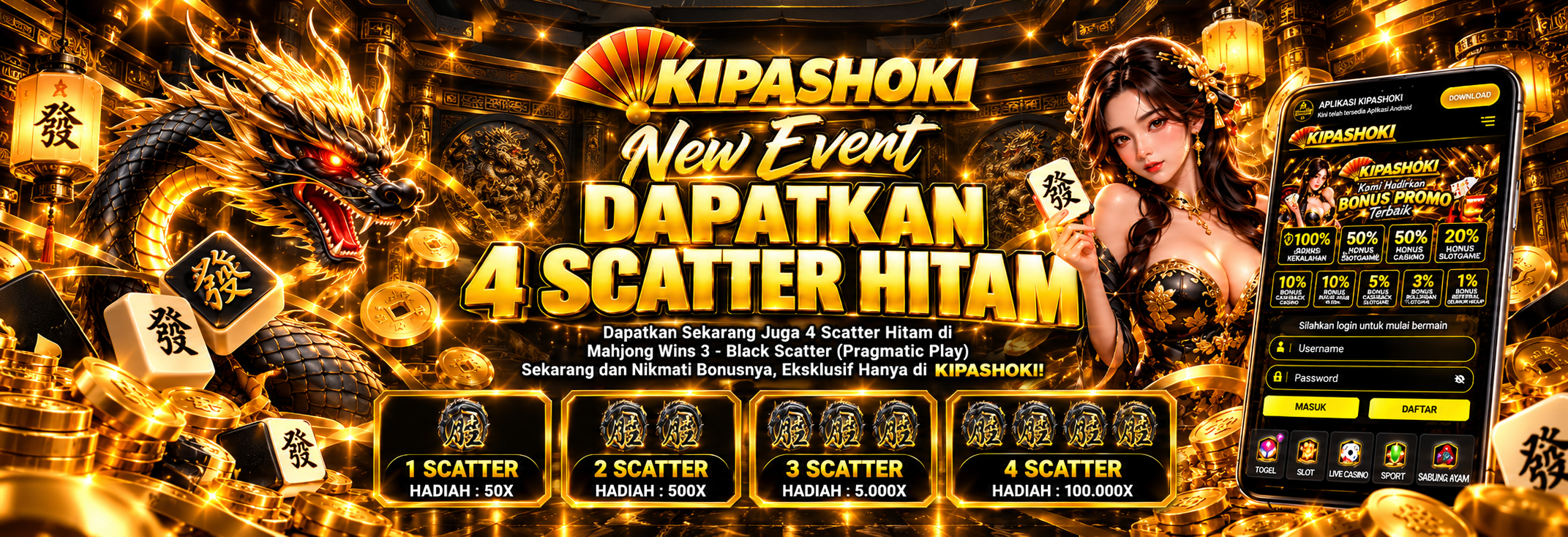 SCATTER HITAM