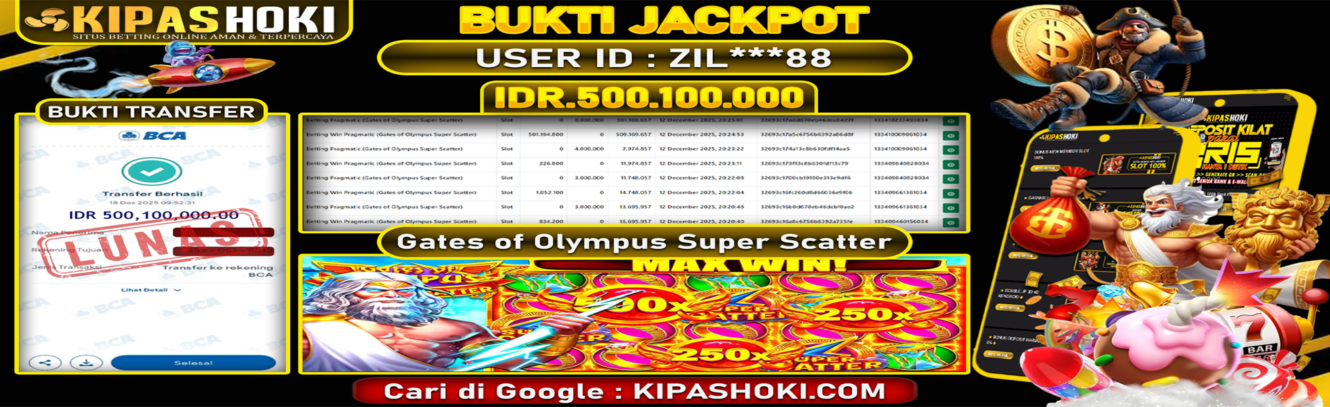 BUKTI JP 500JT